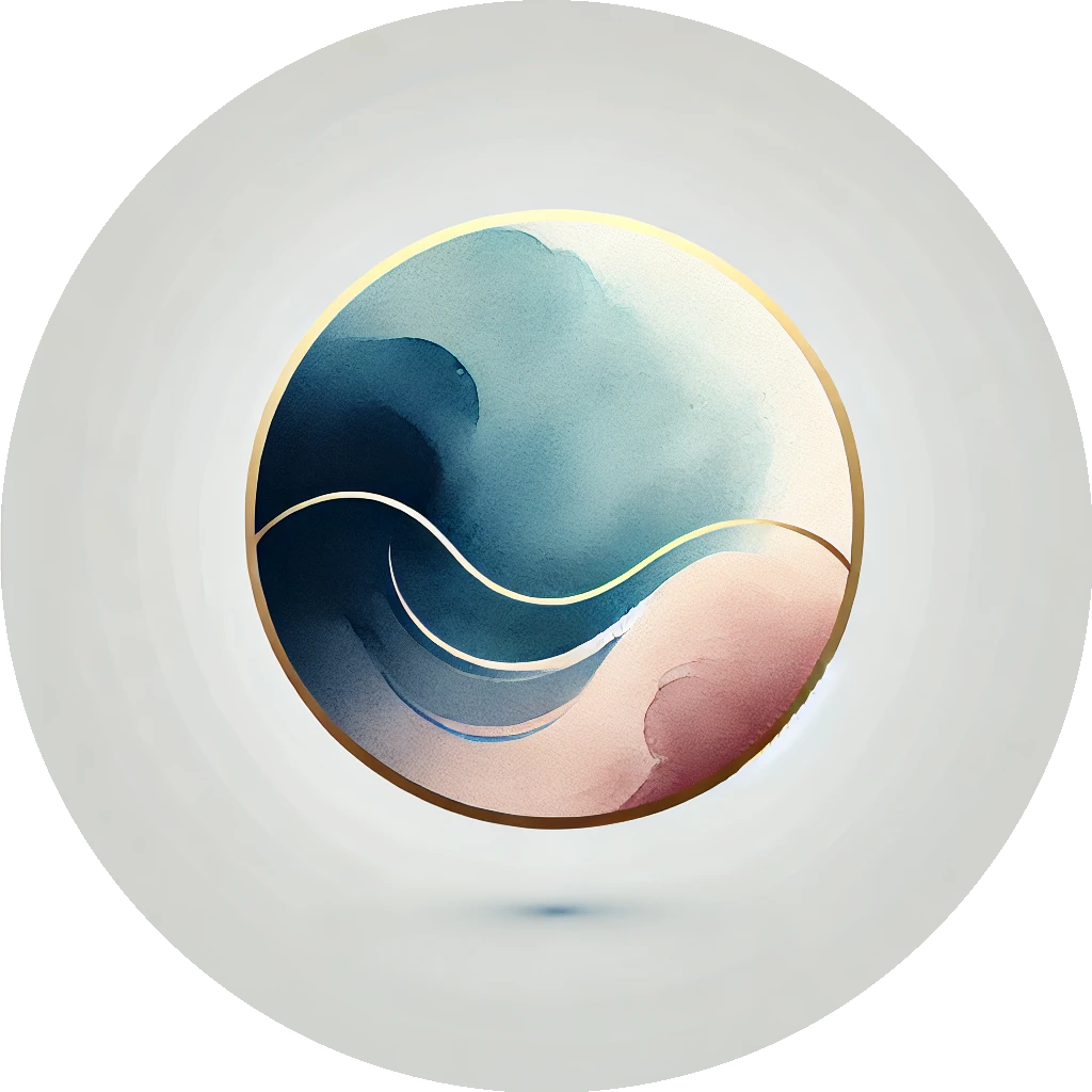 Circular Watercolor Logo